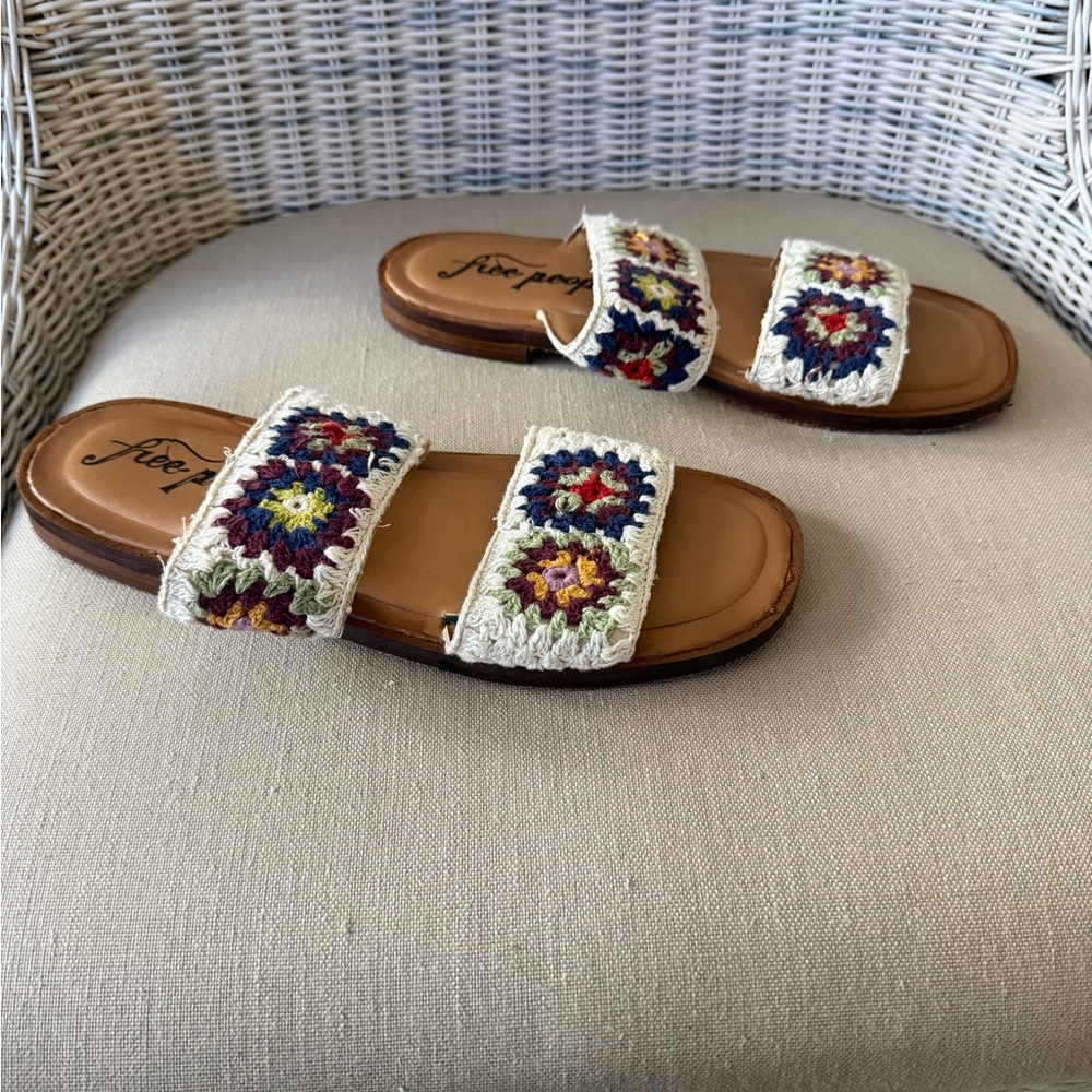 Free People Multicolor Crochet Sandals - Picture 2 of 7